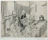 Le salon de musique by Claude Weisbuch, Gravure sur papier, offered Nov 2025