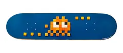 TK-2001 by Invader, 2001, Carreaux de mosaïque sur planche de skate en bois peint à l'acrylique, sold Nov 2025