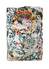 Sobreposição Series #07 by Vhils, 2014, Affiches publicitaires collectées dans la rue et découpées à la main, sold Nov 2025