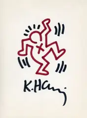Untitled by Keith Haring, 1984, Marqueur sur papier, sold Nov 2025