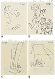 Untitled by M. F. Husain, Ink on paper, sold Dec 2016