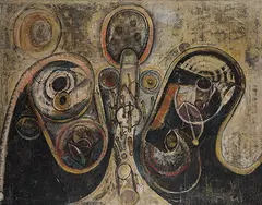 Star Above Star Below by Avinash Chandra, 1962, Oil on canvas, sold Dec 2016