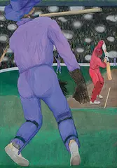 Untitled by Anandajit Ray, Gouache and collage on paper, sold Dec 2016