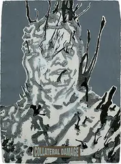 Collateral Damage by Jitish Kallat, Mixed media on handmade paper, sold Dec 2016