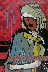 Blisters in the Red Sky by Jitish Kallat, 2004, Acrylic on canvas, sold Dec 2016