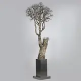Untitled by Dhananjay Singh, Stainless steel and bronze, sold Dec 2016