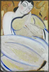 Untitled by Jamini Roy, Watercolour on paper, sold Jun 2016