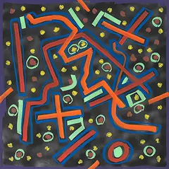 Untitled by Himmat Shah, Acrylic on canvas, sold Jun 2016