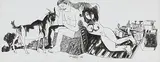 Untitled by K. Laxma Goud, Ink on paper, sold Jun 2016