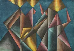 Untitled by Ajit Gupta, Watercolour and pastel on paper, sold Jun 2016