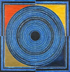 Bindu by S. H. Raza, 1990, Acrylic on canvas, sold Jun 2016