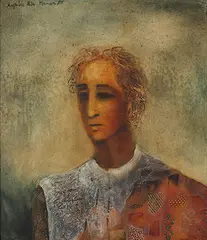 Untitled by Anjolie Ela Menon, Oil on Masonite board, offered Jun 2016