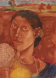 Untitled by K. Laxma Goud, Watercolour on paper, sold Jun 2016