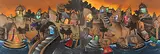 Evening at Banaras by Manu Parekh, Acrylic and charcoal on board, offered Jun 2016