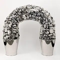 Untitled by Subodh Gupta, Stainless steel, sold Jun 2016