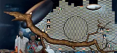 Untitled by Jagannath Panda, 2011, Acrylic, fabric and glue on canvas, offered Jun 2016