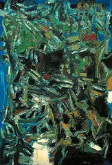 La Source by S. H. Raza, Acrylic on canvas, sold Feb 2016