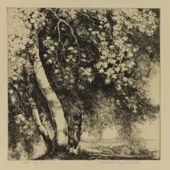 Untitled by Mildred Bryant Brooks, etching, sold Mar 2026