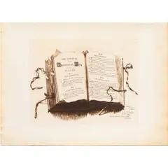 Title Page from The Parable of the Prodigal Son according to Saint Luke by James Tissot, 1881, etching, sold Mar 2026