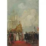 Venetian Scene by Walter Geffcken, oil on board, sold Mar 2026
