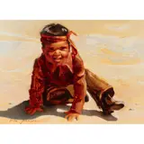 Untitled by Lois Johnson, oil on board, sold Mar 2026