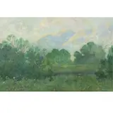 Untitled (Rainbow Over the Rockies) by Charles Partridge Adams, oil on board, sold Mar 2026