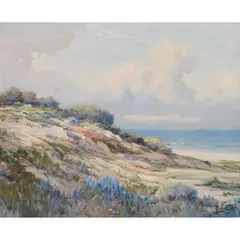 Coastal View by Angel Espoy, oil on canvas, sold Mar 2026