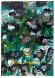Sans titre by T'ang Haywen, circa 1968, Technique mixte sur papier fort, sold Apr 2024