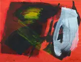 Sans titre by Gérard Ernest Schneider, 1974, Gouache sur papier marouflé sur toile, sold Apr 2024