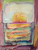 Sans titre by Philippe Hosiasson, 1961, Huile sur toile, sold Apr 2024