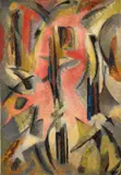 Concrétion légendaire II by Alex Smadja, circa 1970, Huile sur toile, sold Apr 2024