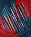 HH-ZDZ by Oscar Gauthier, 1988, Acrylique sur toile, sold Apr 2024