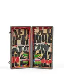 Sans titre by Arthur Aesbacher, 1965, Décollage d'affiches dans un coffret à argenterie, sold Apr 2024