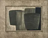 Mycenae by John Milne, 1965, Fusain sur papier, sold Apr 2024