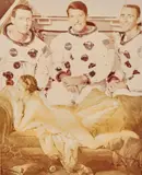 Les cosmonautes by Gudmundur Erro, 1978, Collage, sold Apr 2024