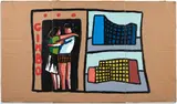 Sans titre (Gimbo) by François Boisrond, 1981, Acrylique sur carton, sold Apr 2024
