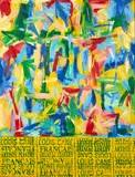 Mille bleus lune by Louis Cane, 1989, Huile sur toile, sold Apr 2024