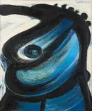 Sans titre by John Christoforou, Huile sur toile, sold Apr 2024