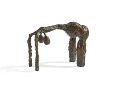 Femme à quatre pattes by Robert Couturier, 1968, Bronze à patine brune, sold Apr 2024