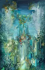 Le styx by Ljubomir Popović, 1997-98, Huile sur toile, sold Apr 2024