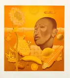 Jaune by Victor Vasarely, Estampe, signée et numérotée "58/250 ", sold Feb 2024