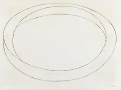 Underground Passage", 1977 by Bruce Nauman, Gravure sur Cuivre, sold Feb 2024