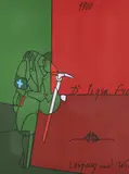 Docteur Sigmund Freud by Valerio Adami, circa 1990, Lithographie en couleurs, sold Feb 2024
