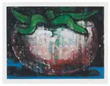Tomato by Aaron Fink, 1991, Impression unique en couleurs (Monoprint), sold Feb 2024