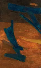 Untitled by Ram Kumar, Oil on canvas, sold Feb 2016