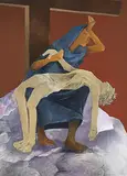 Pieta by Krishen Khanna, Oil on canvas, sold Feb 2016