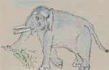 Untitled by Nandalal Bose, Medium: Crayon, pen and ink on card, sold Mar 2015