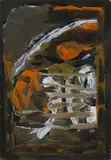 Untitled by S. H. Raza, Acrylic on paper pasted on board, sold Mar 2015