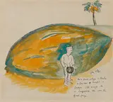 Untitled by Bhupen Khakhar, Watercolour, pen and ink on paper, sold Mar 2015