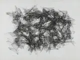Untitled by Ram Kumar, Ink on paper pasted on board, sold Mar 2015